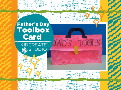 Kidcreate Studio - Woodbury. Father’s Day Gift Making- Toolbox Card Workshop (18 Months-6 Years)